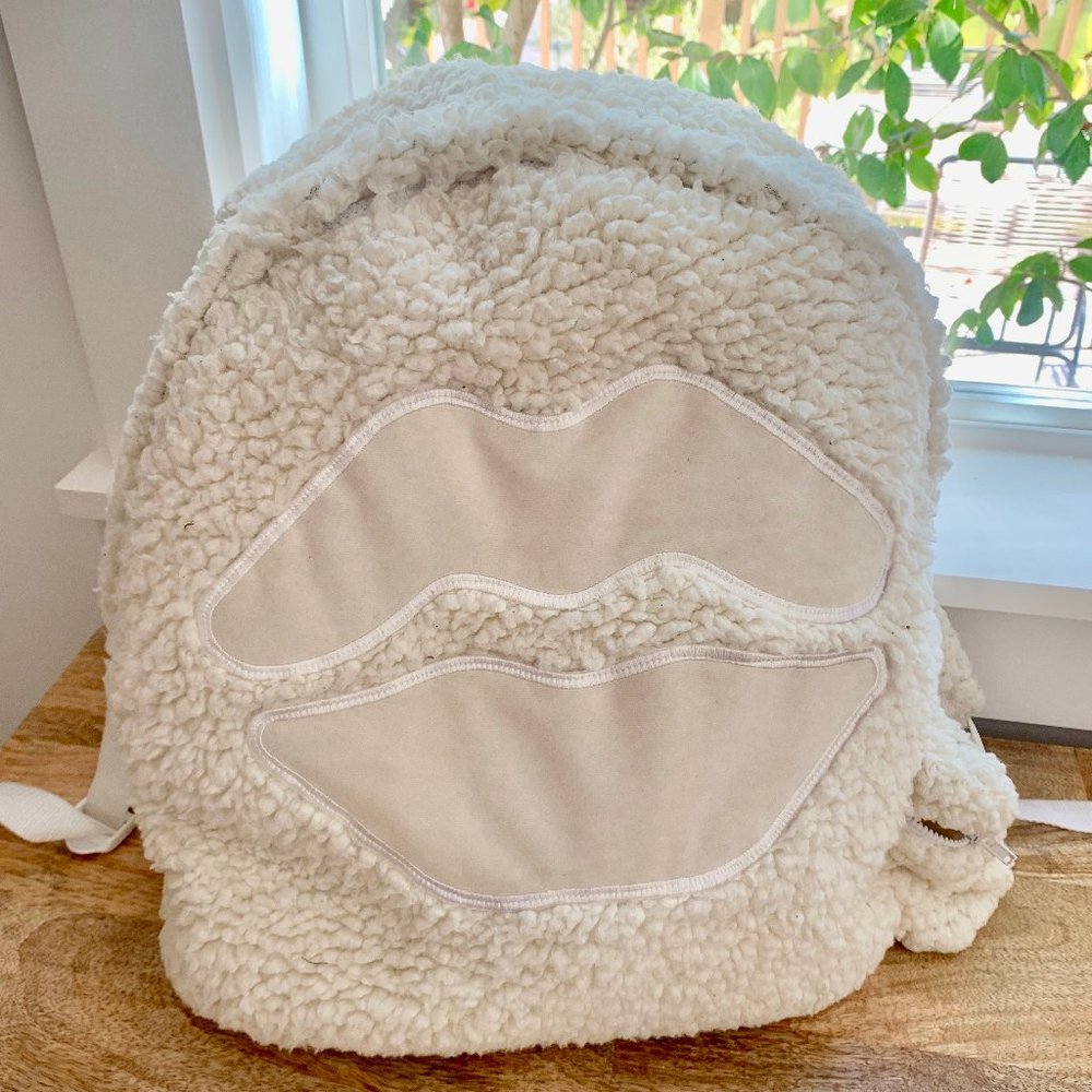 Lauren Moshi "Lips" Sherpa Backpack